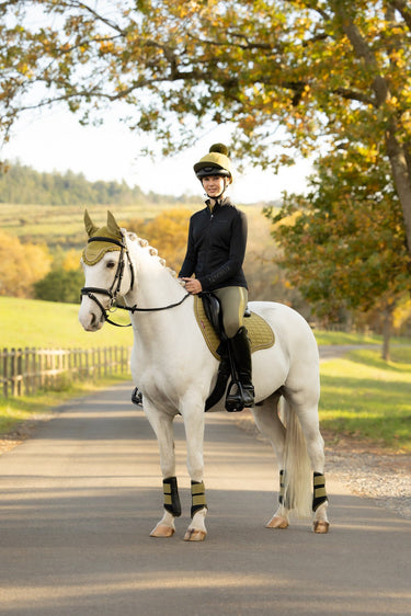 LeMieux Gooseberry Suede GP Square Gooseberry| Online For Equine
