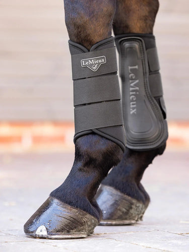LeMieux Grafter Brushing Boot Black| Online For Equine