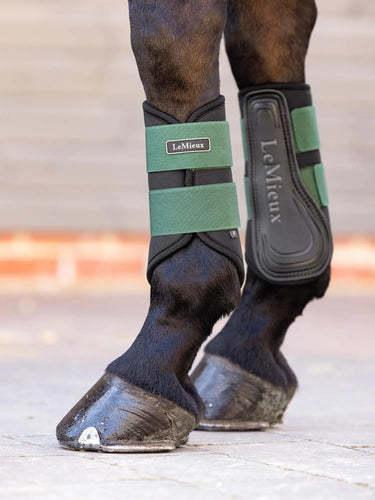 LeMieux Grafter Brushing Boot Hunter Green| Online For Equine