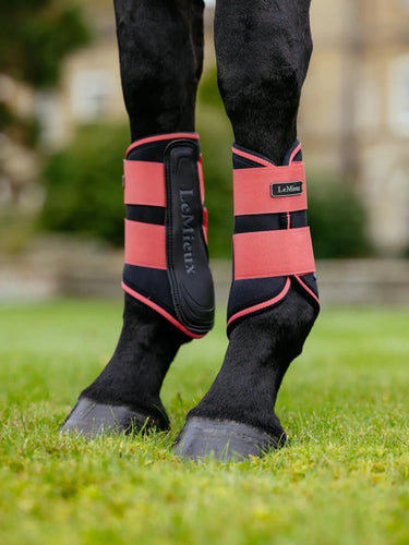 LeMieux Grafter Brushing Boots Cranberry| Online For Equine