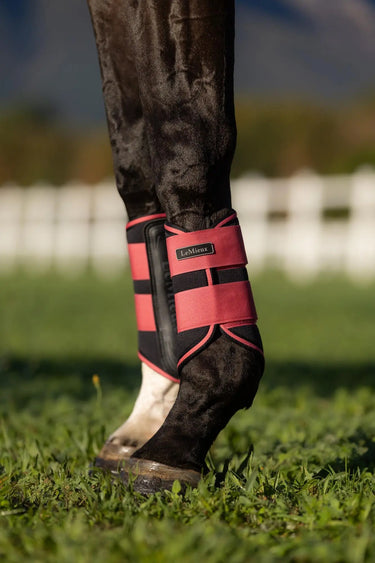 LeMieux Grafter Brushing Boots Cranberry| Online For Equine