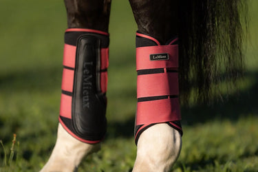 LeMieux Grafter Brushing Boots Cranberry| Online For Equine