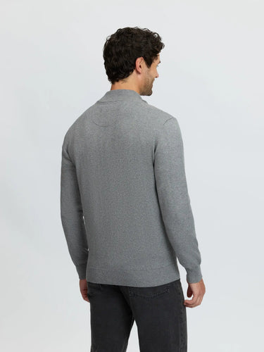 LeMieux Grey Mens Quarter Zip Knit Grey| Online For Equine