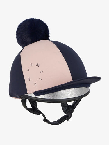 LeMieux Harlequin Hat Silk Navy/Petal| Online For Equine