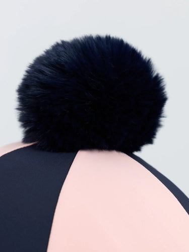 LeMieux Harlequin Hat Silk Navy/Petal| Online For Equine