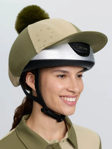 LeMieux Harlequin Hat Silk Willow/Pear| Online For Equine