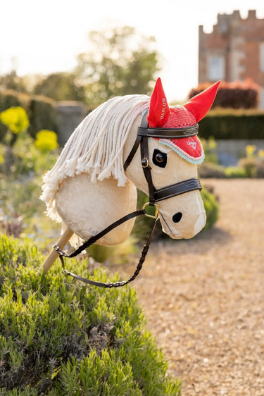 LeMieux Harlow Hobby Horse Fly Hood Coral Crush| Online For Equine
