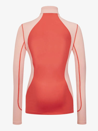 LeMieux Harlow Young Rider Long Sleeve Base Layer Coral Crush - 5-6 Years| Online For Equine