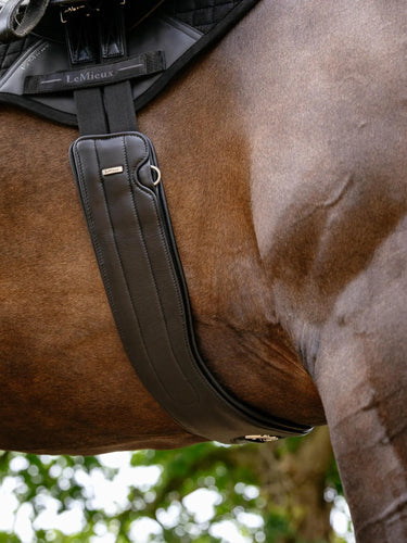 LeMieux Hunter Girth with Detachable Non-Slip Liner Black| Online For Equine