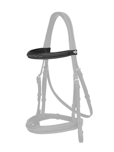 LeMieux Hunter Stitched Browband Black/ Silver| Online For Equine