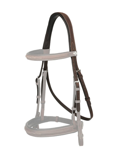 LeMieux Hunter Stitched Headpiece Havanna/ Silver| Online For Equine