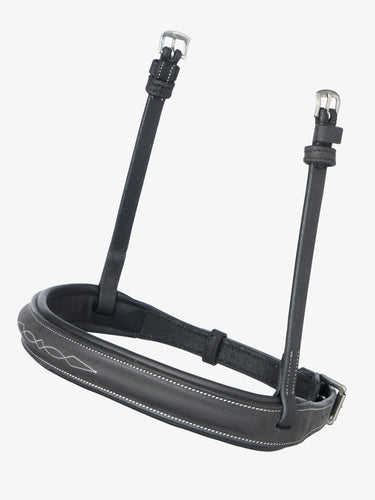 LeMieux Hunter Stitched Noseband Black/ Silver| Online For Equine