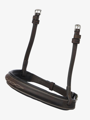 LeMieux Hunter Stitched Noseband Havanna/ Silver| Online For Equine