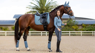 LeMieux Ice Blue Loire Classic Dressage Square| Online For Equine