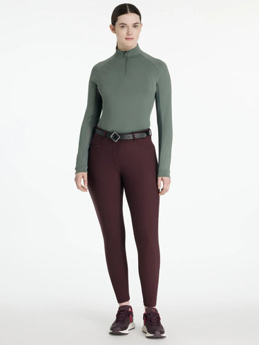 LeMieux Isabelle Knee Grip Breeches Damson| Online For Equine
