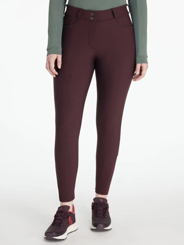 LeMieux Isabelle Knee Grip Breeches Damson| Online For Equine