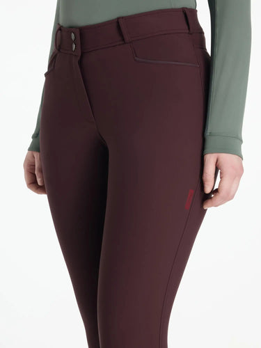 LeMieux Isabelle Knee Grip Breeches Damson| Online For Equine