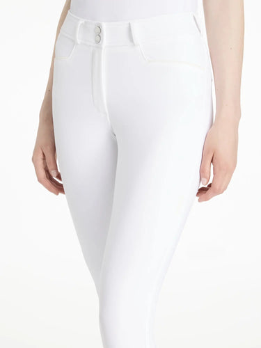 LeMieux Isabelle Knee Grip Breeches White| Online For Equine