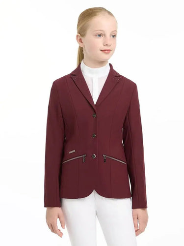 LeMieux Junior Pro Show Jacket Burgundy| Online For Equine