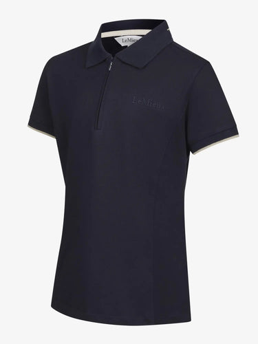LeMieux Junior Pro Zip Navy Polo Shirt| Online For Equine