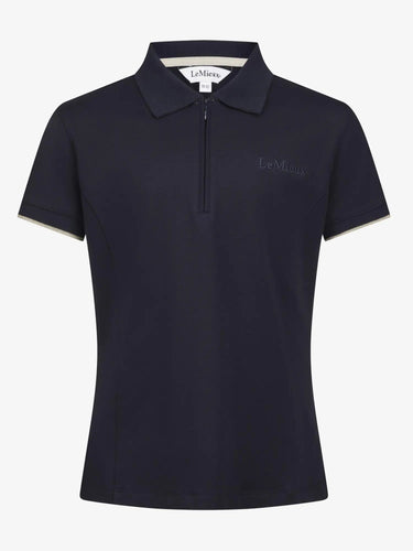 LeMieux Junior Pro Zip Navy Polo Shirt
