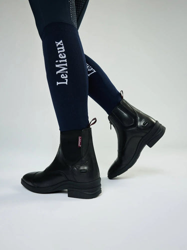 LeMieux Junior Zip Paddock Boot Black| Online For Equine