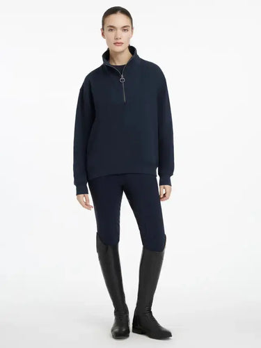 LeMieux Keira Quarter Neck Sweat Navy| Online For Equine
