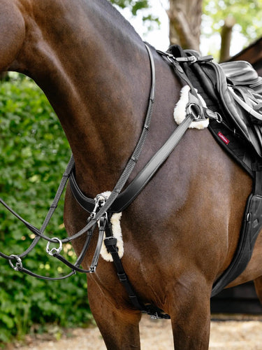 LeMieux Kudos 5 Point Bridge Breastplate Black| Online For Equine