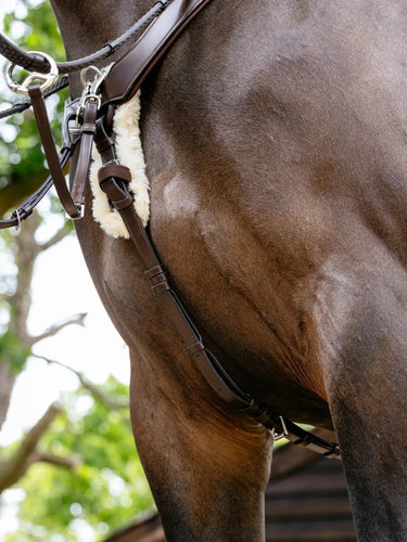 LeMieux Kudos 5 Point Bridge Breastplate Havana| Online For Equine
