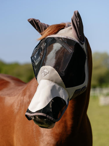 LeMieux Kudos AeroGuard Full Fly Mask Pecan| Online For Equine