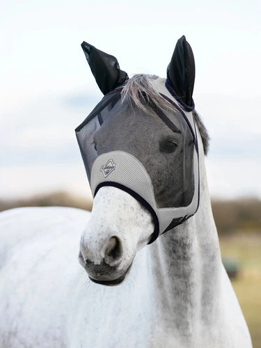 LeMieux Kudos AeroGuard Half Fly Mask Navy| Online For Equine