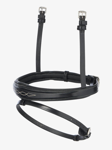 LeMieux Kudos Competition Noseband Black/ Silver| Online For Equine