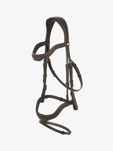 LeMieux Kudos Contour Flash Bridle Brown| Online For Equine