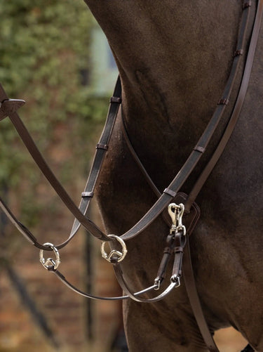 Buy LeMieux Kudos Havana / Silver Running Martingale| Online for Equine