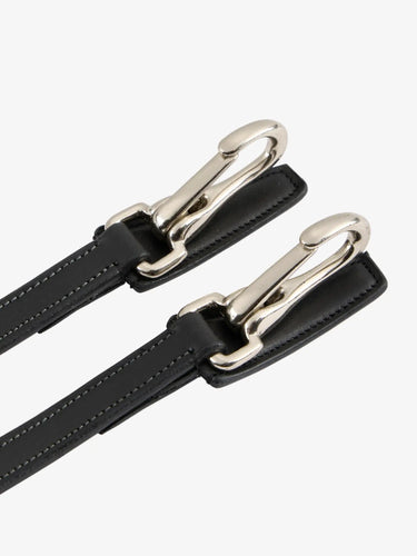 LeMieux Kudos Oiled Billet Cheek Pieces Black/Silver| Online For Equine