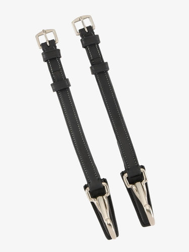 LeMieux Kudos Oiled Billet Cheek Pieces Black/Silver| Online For Equine
