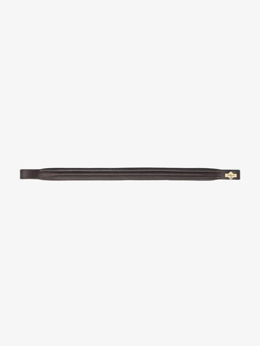 LeMieux Kudos Oiled Straight Browband Brown/ Brass| Online For Equine