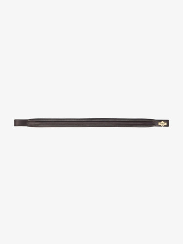 LeMieux Kudos Oiled Straight Browband Brown/ Brass| Online For Equine