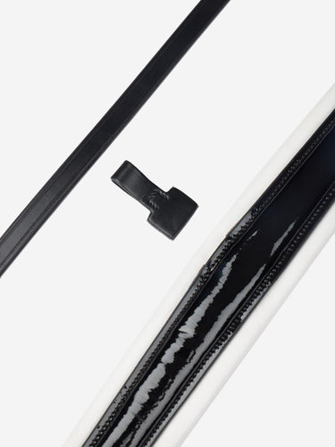 LeMieux Kudos Patent Dressage Bridle Black/White| Online For Equine