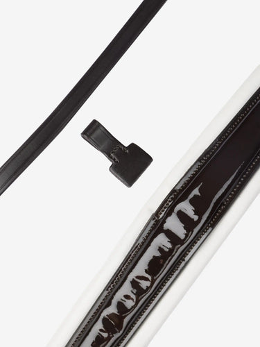 LeMieux Kudos Patent Dressage Bridle Brown/White| Online For Equine