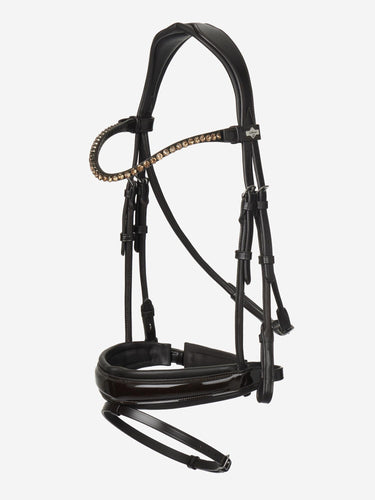 LeMieux Kudos Patent Dressage Bridle Brown| Online For Equine