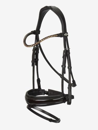 LeMieux Kudos Patent Dressage Bridle Brown| Online For Equine