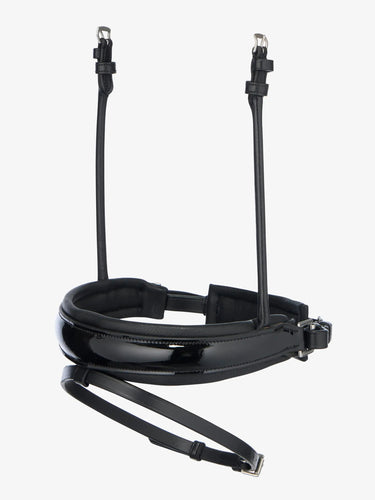 LeMieux Kudos Rolled Patent Noseband Black/ Silver| Online For Equine