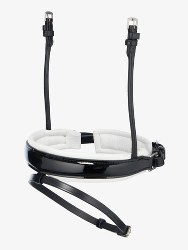 LeMieux Kudos Rolled Patent Noseband Black/ White| Online For Equine
