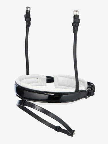 LeMieux Kudos Rolled Patent Noseband Black/ White| Online For Equine