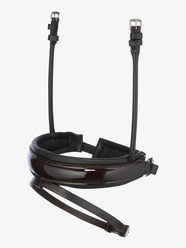 LeMieux Kudos Rolled Patent Noseband Brown/ Silver| Online For Equine