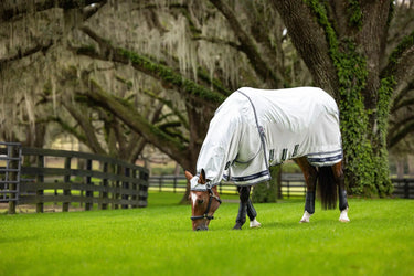 LeMieux Kudos Shower Pro Waterproof Fly Rug Grey