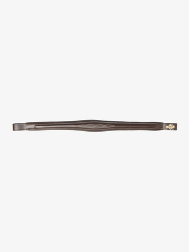 LeMieux Kudos Stitched Shaped Browband Havanna/ Brass| Online For Equine