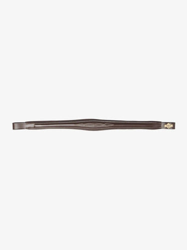 LeMieux Kudos Stitched Shaped Browband Havanna/ Brass| Online For Equine