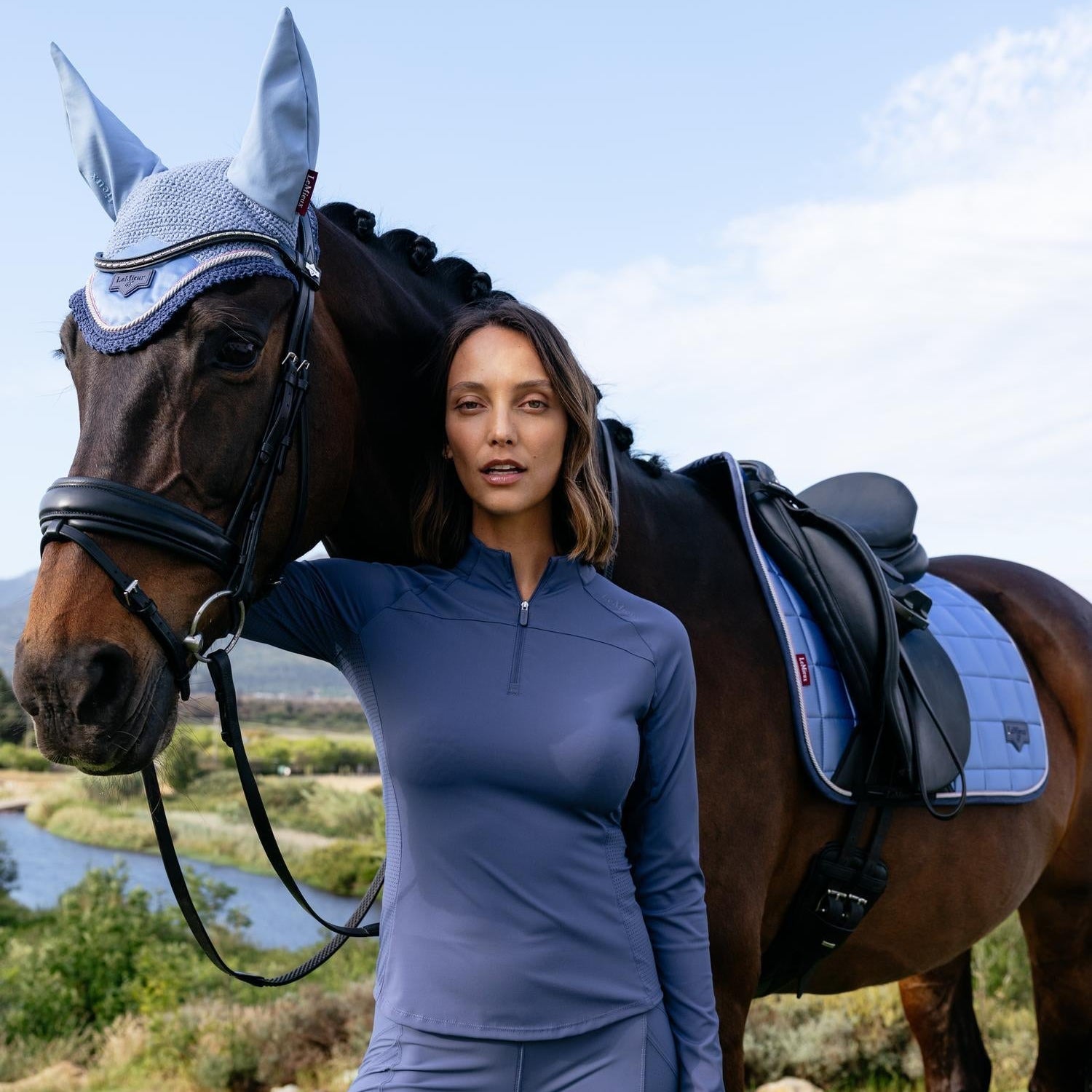 LeMieux Ladies Airflow Long Sleeve Base Layer Shadow| Online For Equine